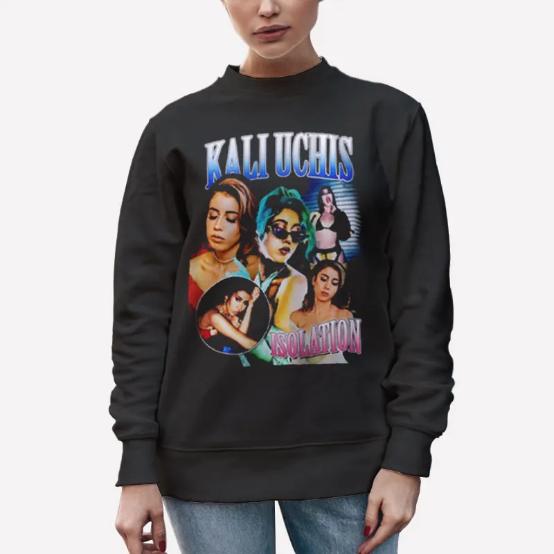 Unisex Sweatshirt Black Vintage Rap Hip Hop Kali Uchis T Shirt