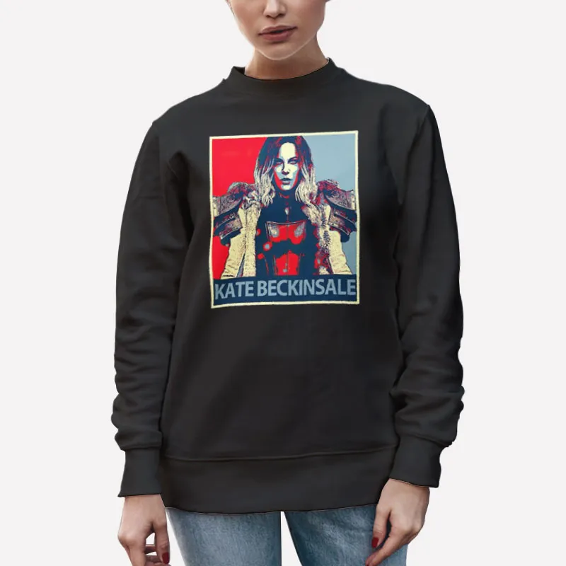 Unisex Sweatshirt Black Vintage Retro Soldier Kate Beckinsale Shirt