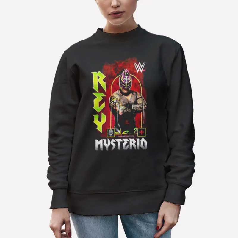 Unisex Sweatshirt Black Wwe Vintage Rey Mysterio Shirt