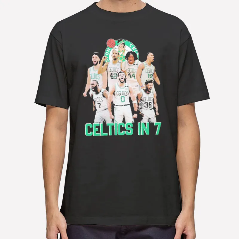 Vintage Boston Celtics In 7 Shirt Team Player