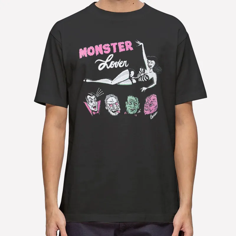 Vintage Halloween Monster Lover T Shirt