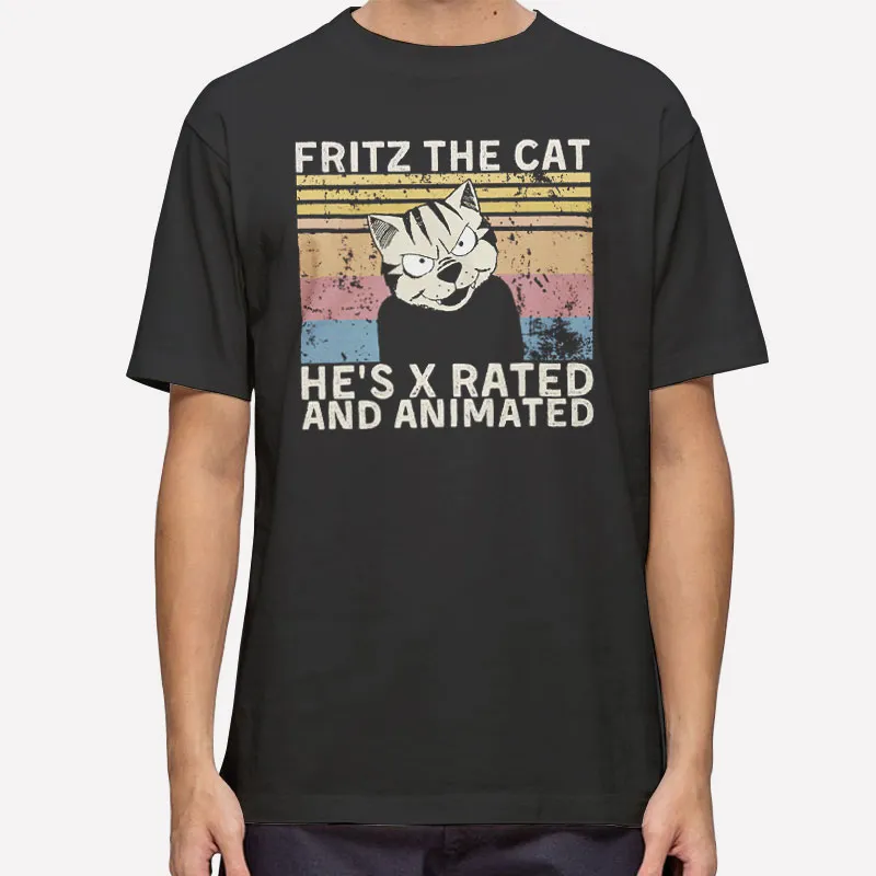 Vintage He's X Rated And Animated Fritz The Cat Shirt