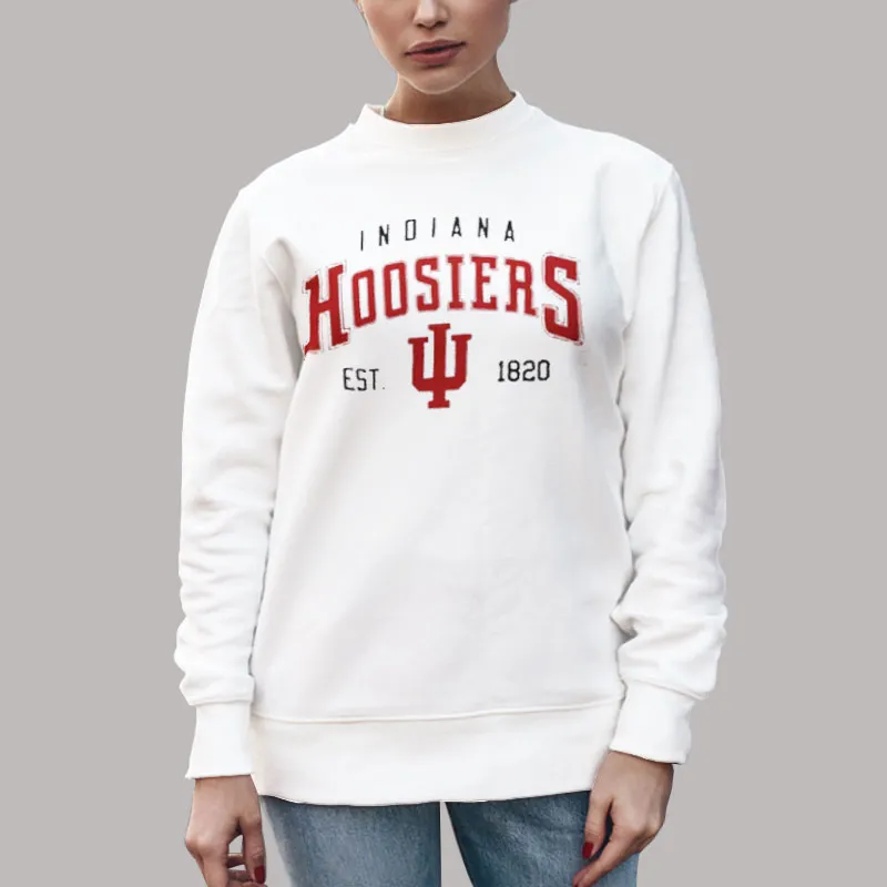 Vintage Ncaa University Indiana Hoosiers Sweatshirt