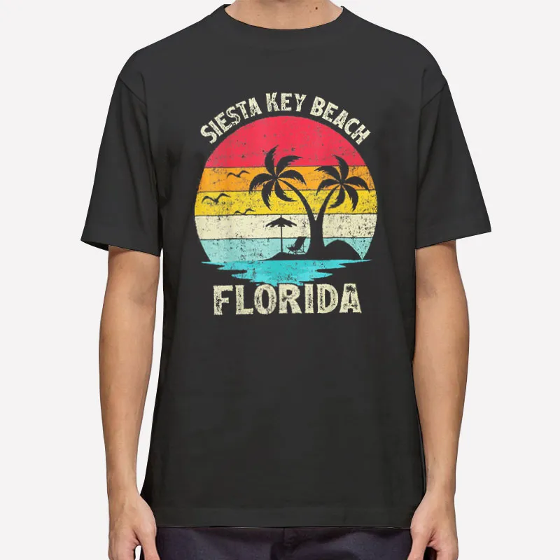 Vintage Retro Beach Siesta Key T Shirts