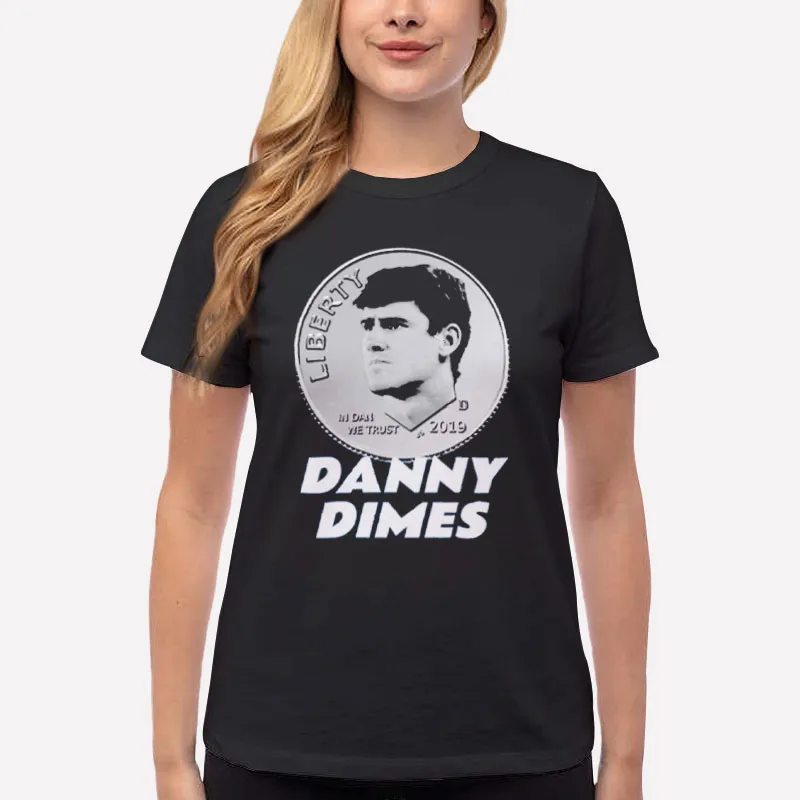 Women T Shirt Black Daniel Jones Dime Danny Dimes Shirt