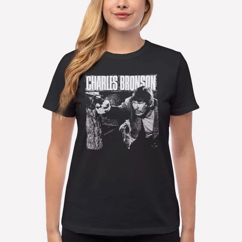 Women T Shirt Black Death Wish 2nd Amendment Nra Guns Charles Bronson Shirt