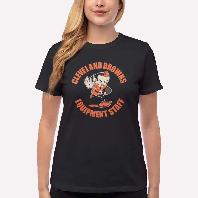 Holeshirts Funny Cleveland Browns Equipment Staff Shirt