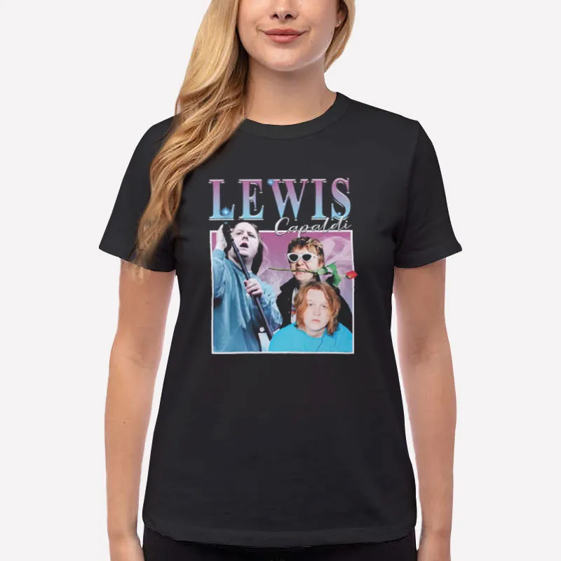 Women T Shirt Black Retro Someone You Loved Lewis Capaldi Shirt