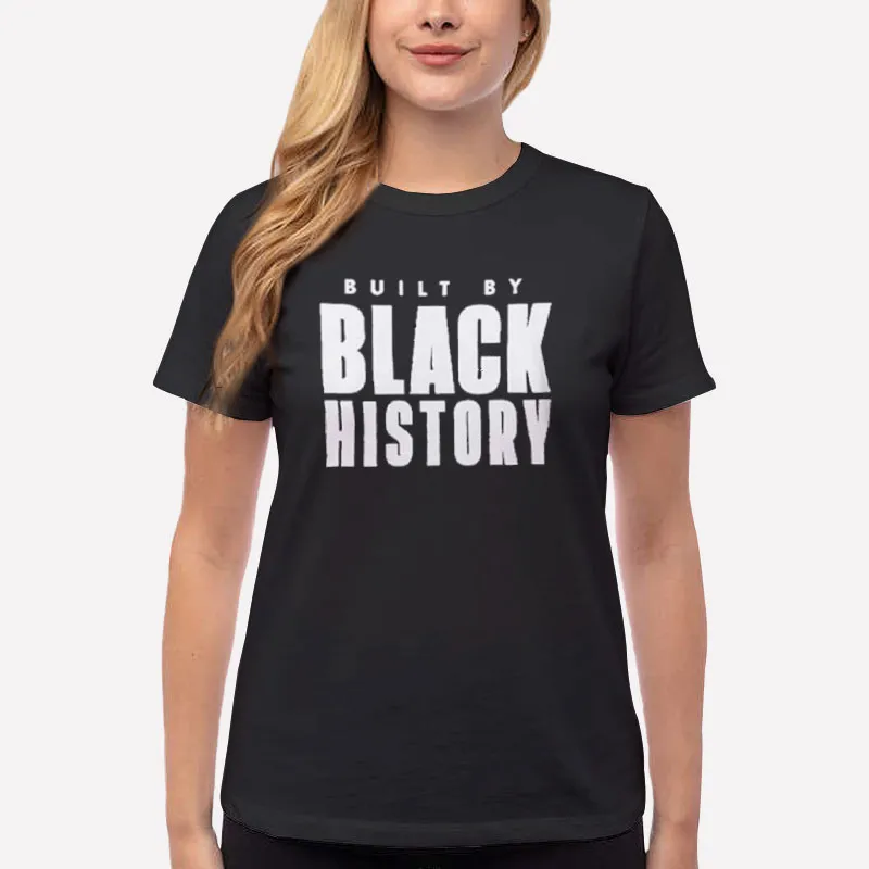 Women T Shirt Black Support Nba Black History Month Shirt 2023 Two Side Print