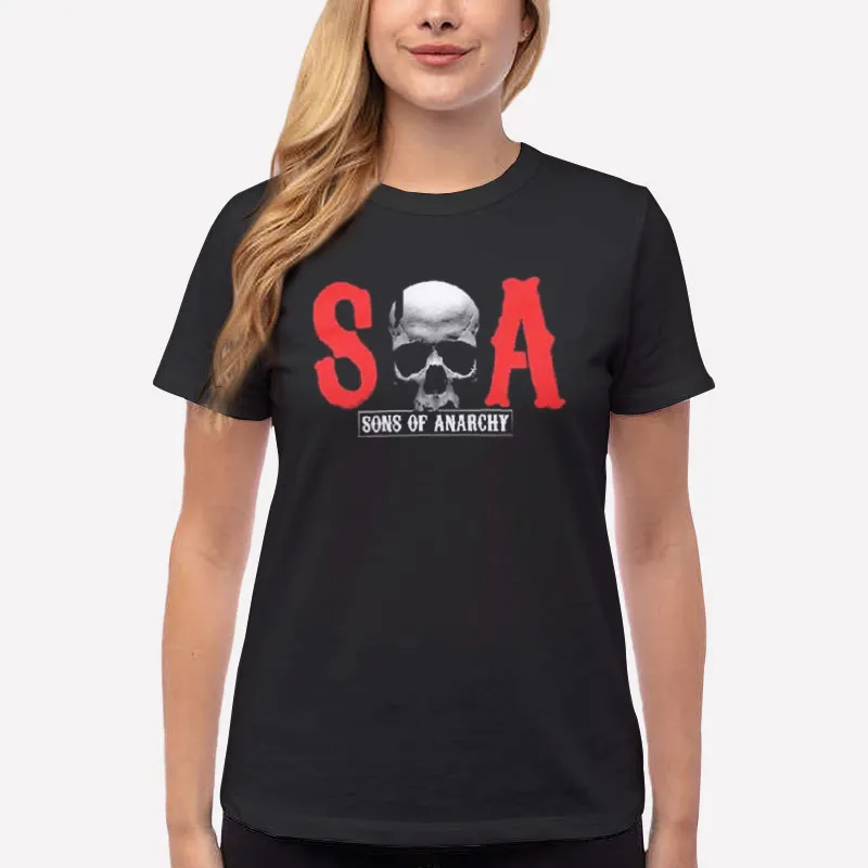 Women T Shirt Black The Soa Sons Of Anarchy Sweatshirt