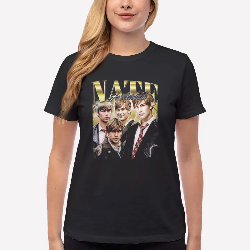 Women T Shirt Black Vintage Inspired Nate Archibald Shirt