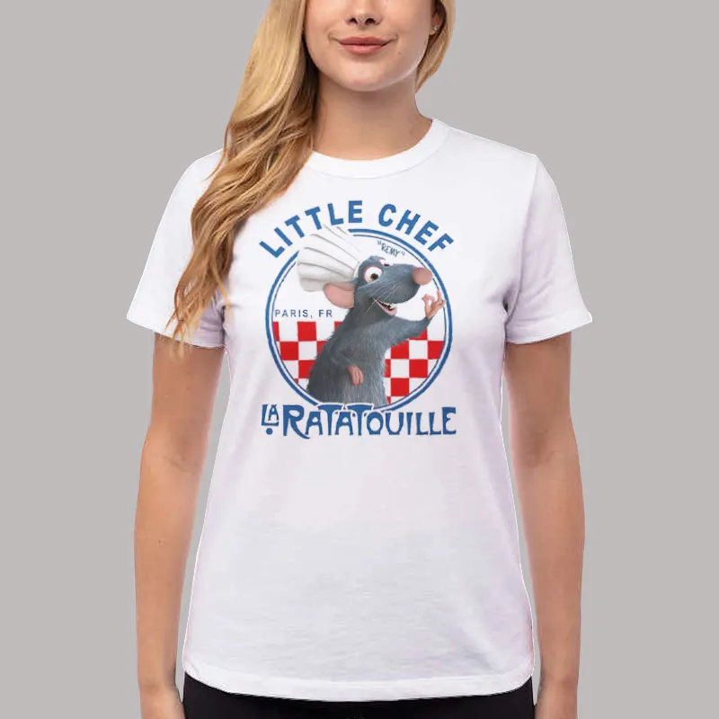 Women T Shirt White Little Chef Remy Ratatouille Sweatshirt