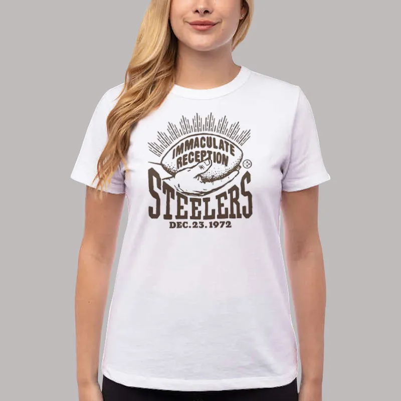 Holeshirts Steelers Franco Harris Immaculate Reception T Shirt