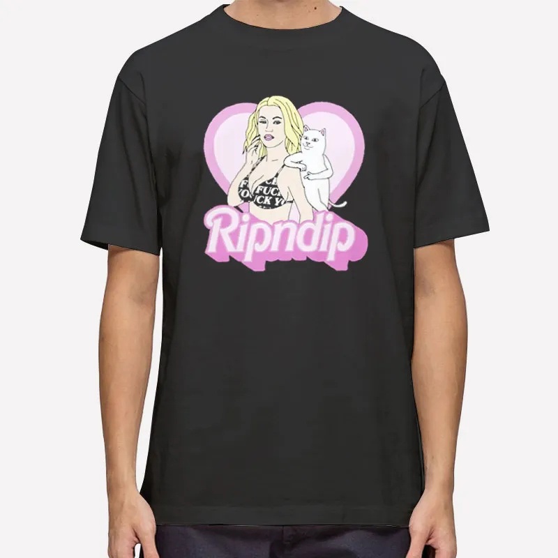 Funny Cat Barbie Ripndip Shirt