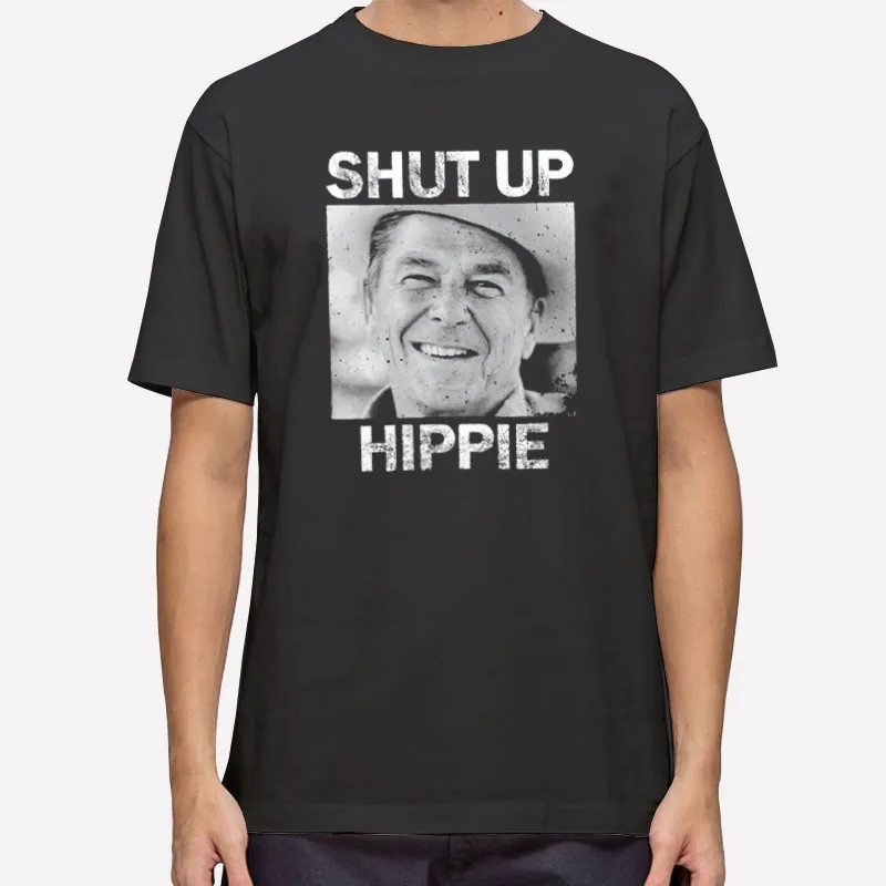 Funny Shut Up Hippie T Shirt