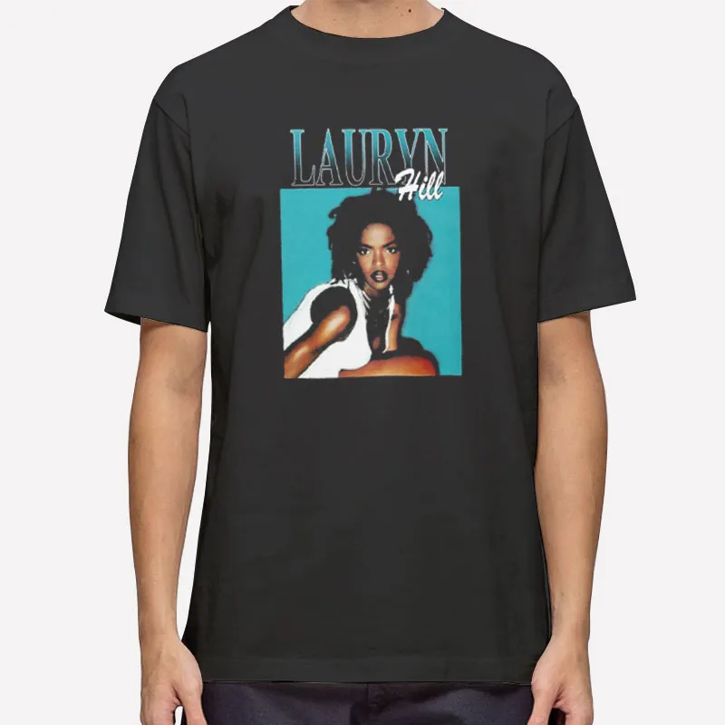 Mens T Shirt Black 90s Vintage Hip Hop Rap Lauryn Hill Sweatshirt