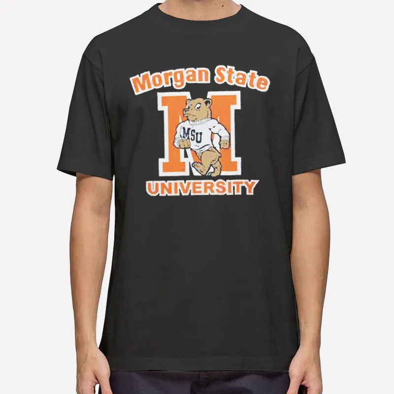 Mens T Shirt Black College University Morgan State Sweatshirt