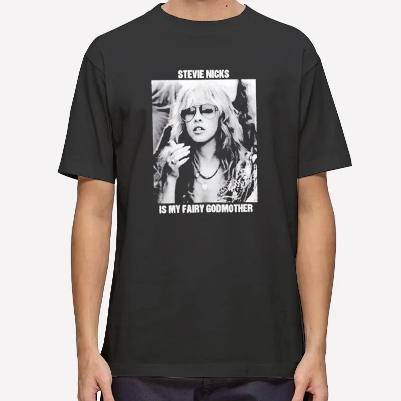 Mens T Shirt Black My Fairy Godmother Stevie Nicks Sweatshirt