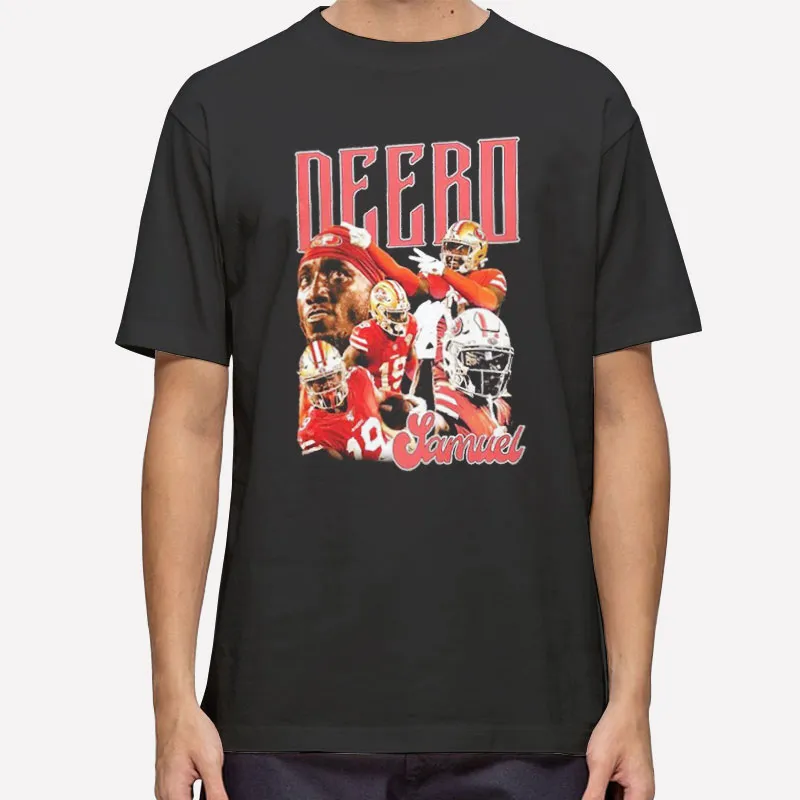 Mens T Shirt Black Retro Vintage Deebo Samuel Sweatshirt