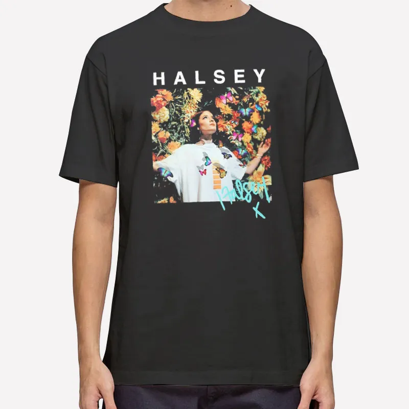 Mens T Shirt Black Retro Vintage Love And Power Tour Halsey Sweatshirt