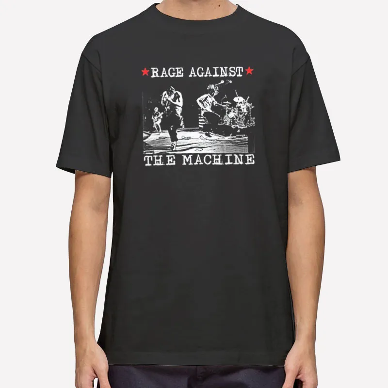Mens T Shirt Black Rock Band Rage Against The Machine Sweatshirt