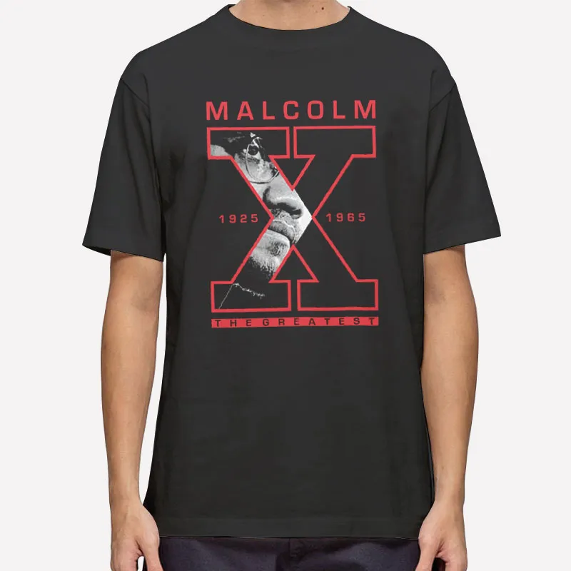 Mens T Shirt Black The Greatest Malcolm X Sweatshirt