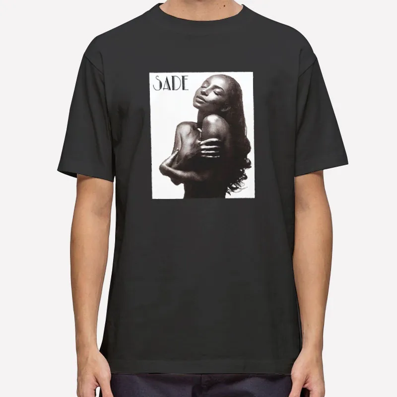 Mens T Shirt Black Vintage Inspired Love Sade Sweatshirt