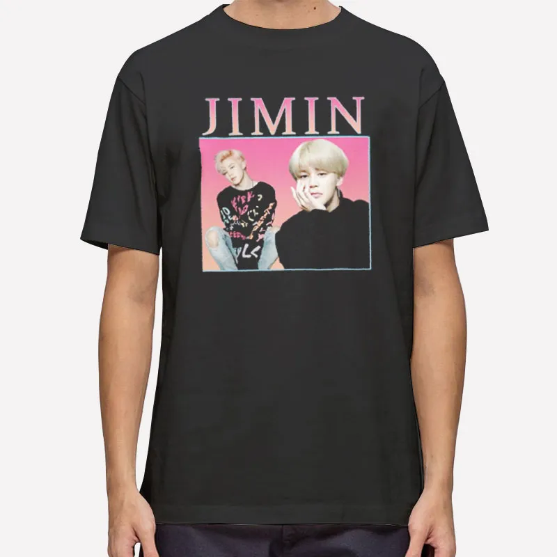 Mens T Shirt Black Vintage Rap Music Hip Hop Jimin Sweatshirt
