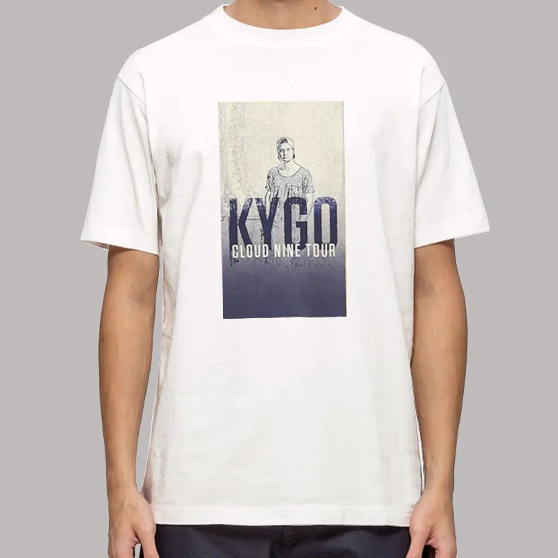 Mens T Shirt White Cloud Nine Tour Kygo Sweatshirt