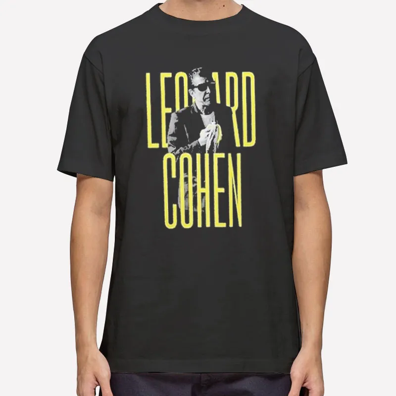 Retro Vintage Banana Leonard Cohen T Shirt