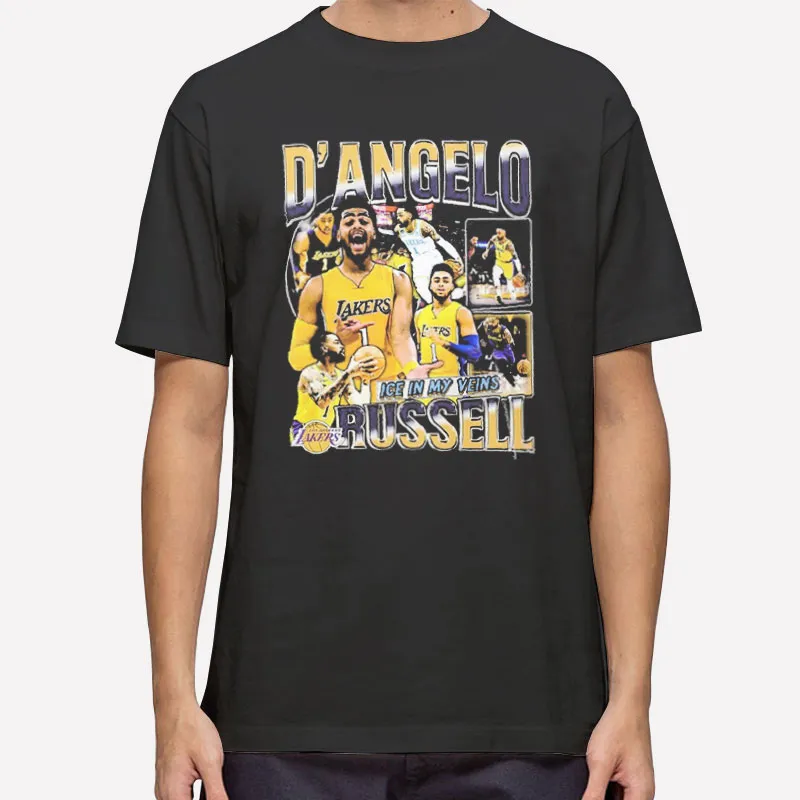 Retro Vintage Basketball D'angelo Russell Shirt