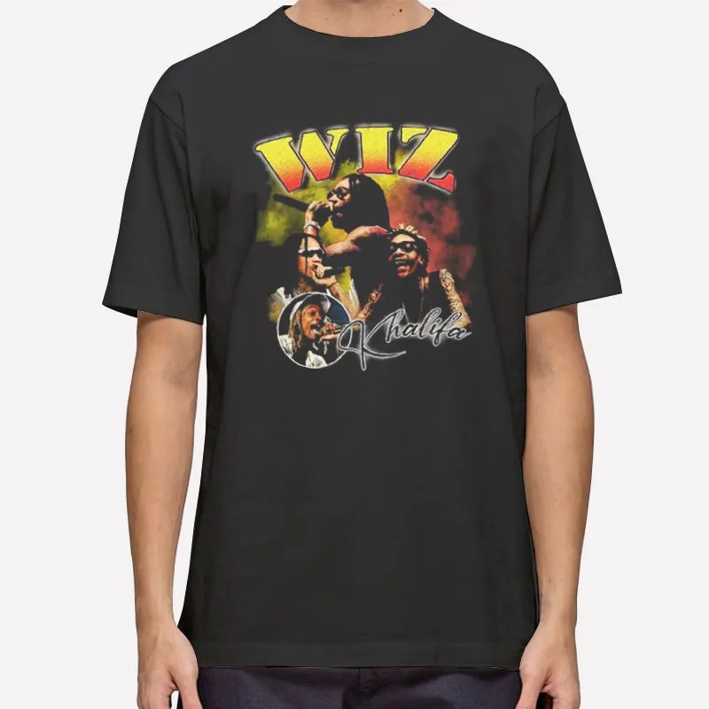 Retro Vintage Hiphop Wiz Khalifa Tshirt