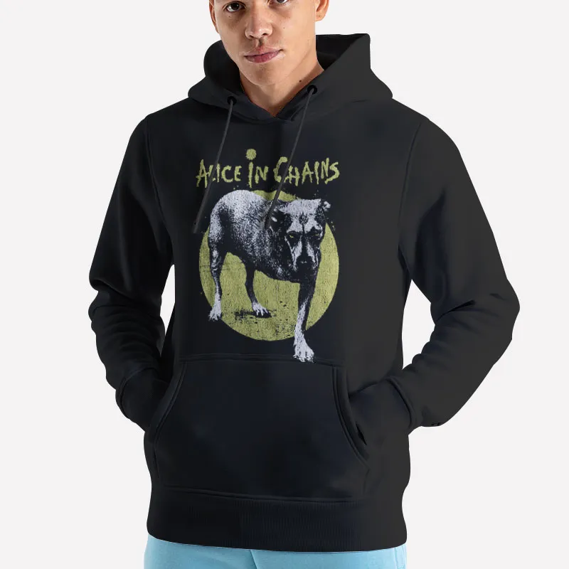 Unisex Hoodie Black Alice In Chains Rock And Roll Shirt