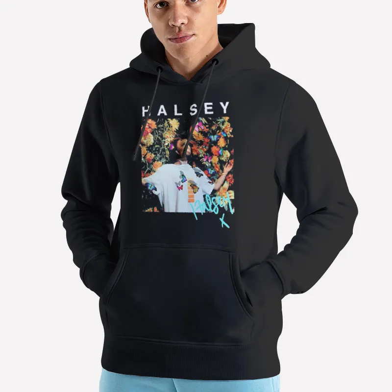 Unisex Hoodie Black Retro Vintage Love And Power Tour Halsey Sweatshirt