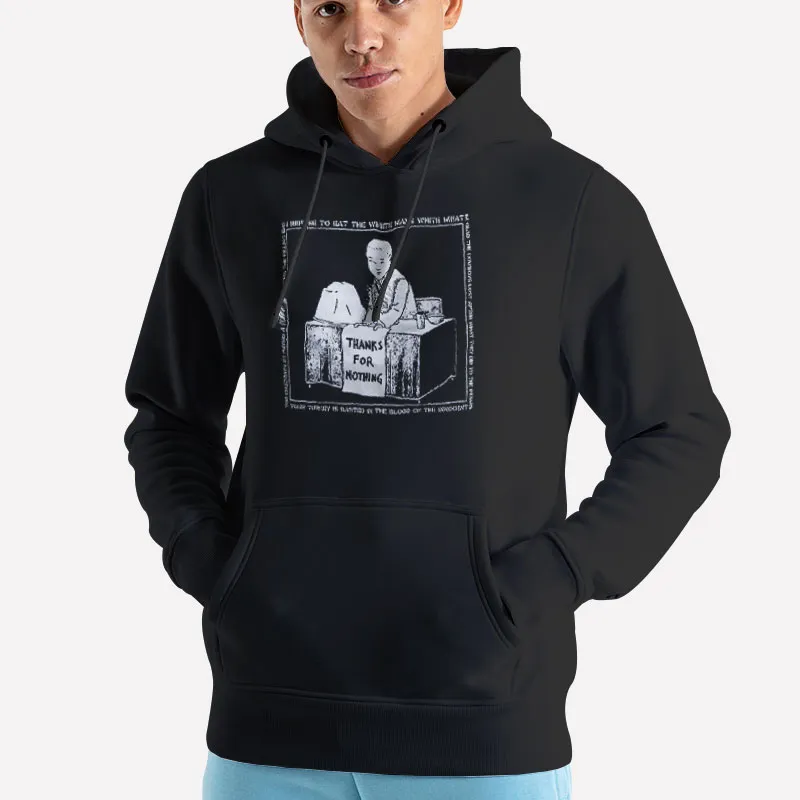 Unisex Hoodie Black Thanks For Nothing King Of The Hill Bobby Shirt