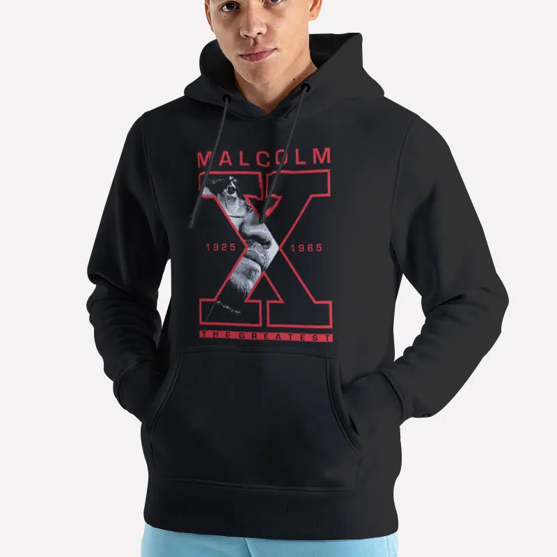Unisex Hoodie Black The Greatest Malcolm X Sweatshirt