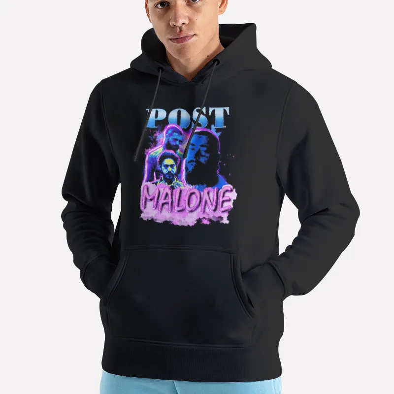 Unisex Hoodie Black Tour Posty Concert Post Malone T Shirts