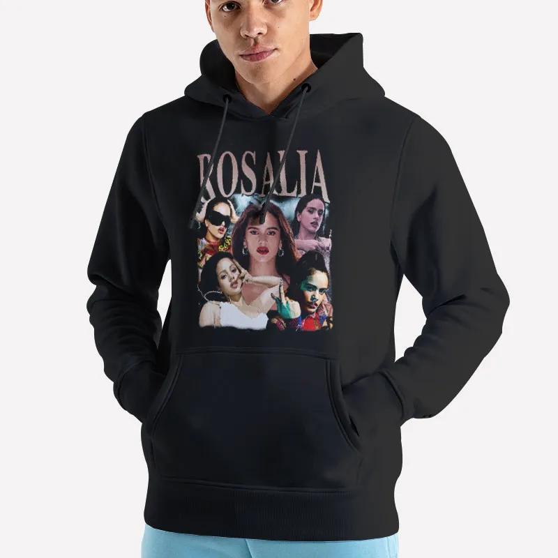 Unisex Hoodie Black Vintage Hiphop Rnb Rapper Rosalia T Shirt