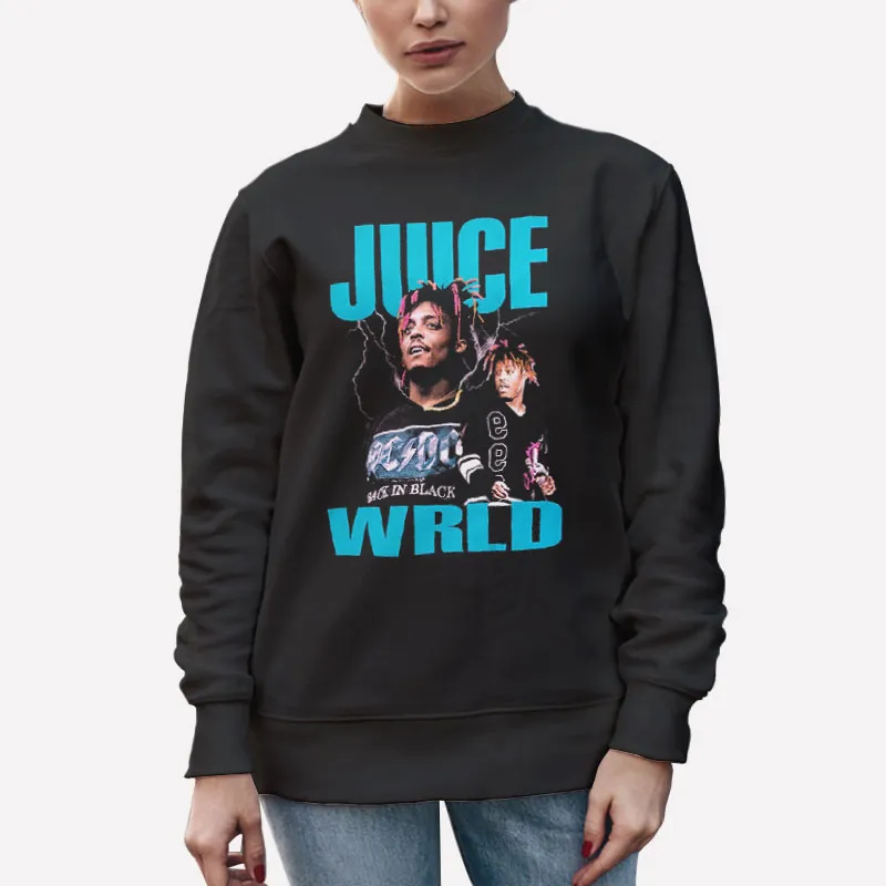 Unisex Sweatshirt Black Black Is Back Juice Wrld Tshirt