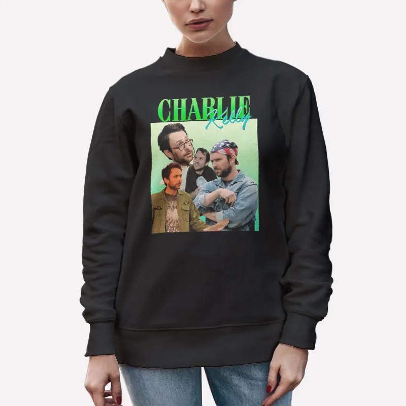 Unisex Sweatshirt Black It's Always Sunny In Philadelphia Charlie Shirt