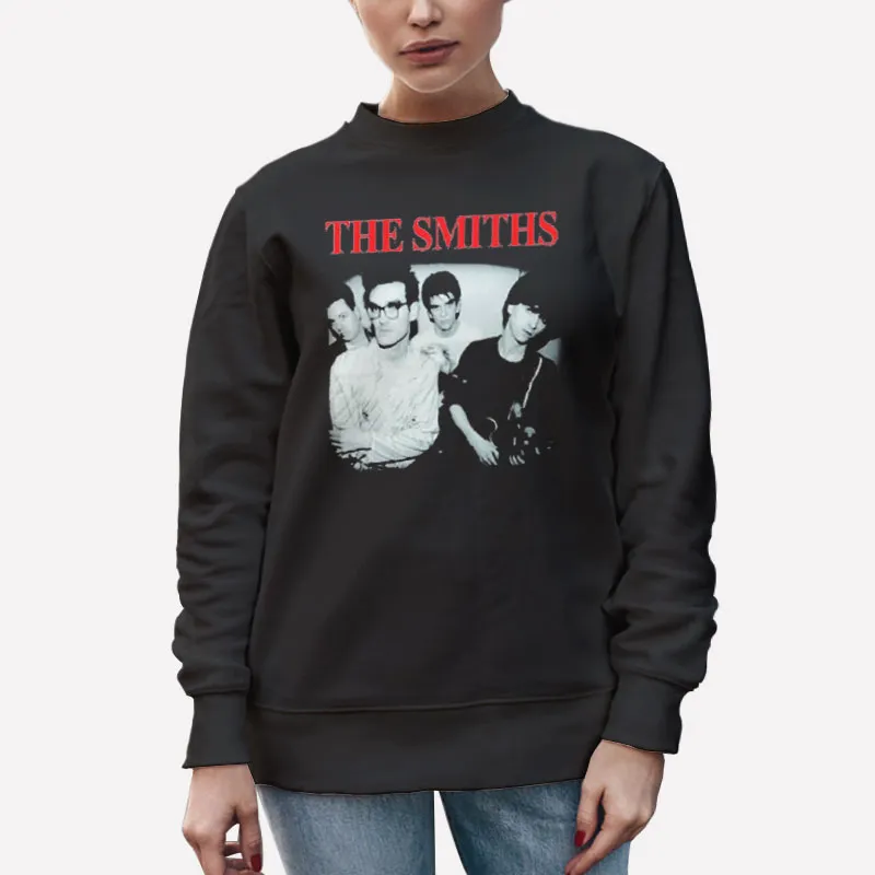 Unisex Sweatshirt Black Retro Vintage Band The Smiths Merch Shirt