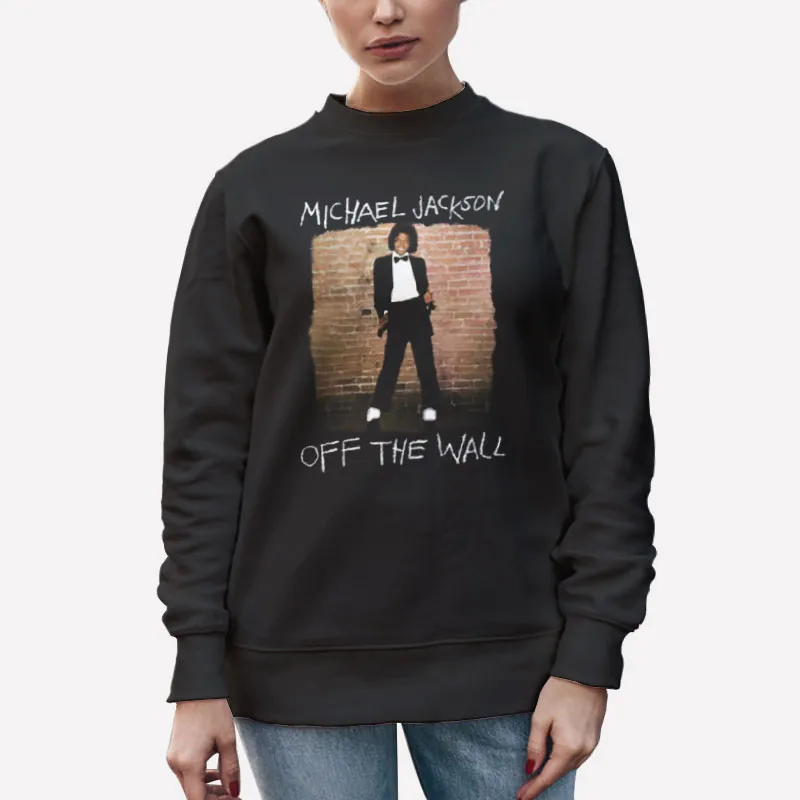 Unisex Sweatshirt Black Retro Vintage Michael Jackson Off The Wall Shirt