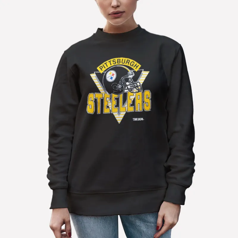 Unisex Sweatshirt Black Retro Vintage Pittsburgh Steelers T Shirt