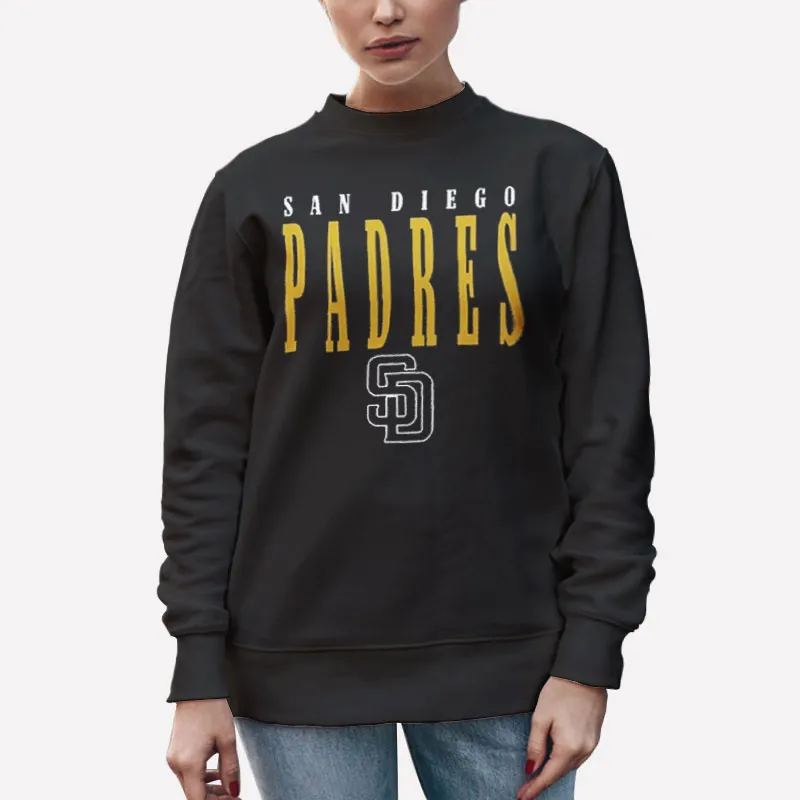 Unisex Sweatshirt Black San Diego Padres Vintage Shirt
