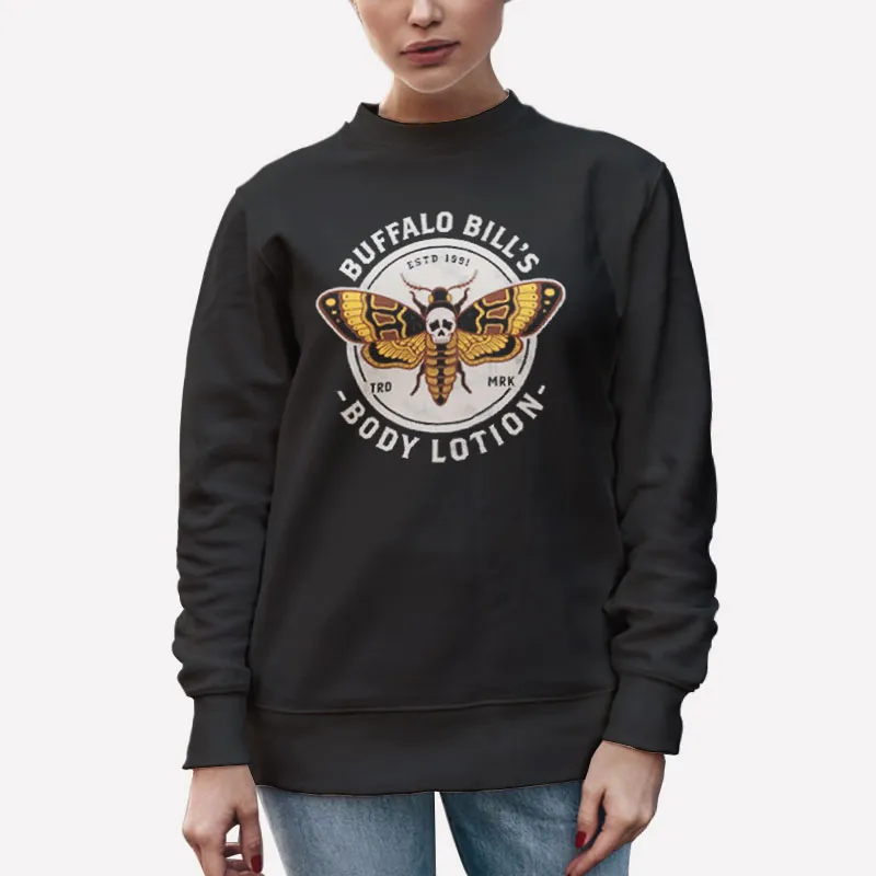 Unisex Sweatshirt Black Silence Of The Lambs Buffalo Bill Lotion Shirt