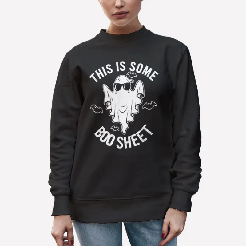 Unisex Sweatshirt Black This Is Some Boo Sheet Ghost Halloween T Shirt