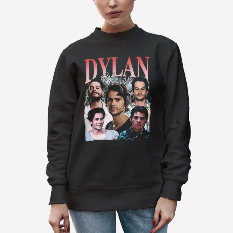 Unisex Sweatshirt Black Vintage Inspired Dylan O'brien T Shirt