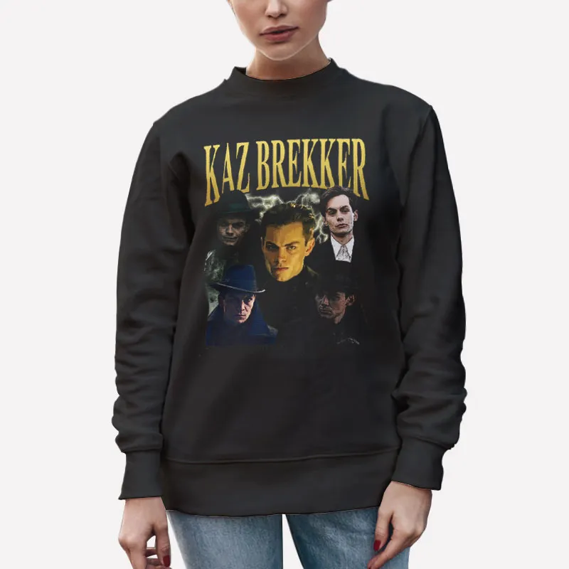 Unisex Sweatshirt Black Vintage Inspired Kaz Brekker T Shirt