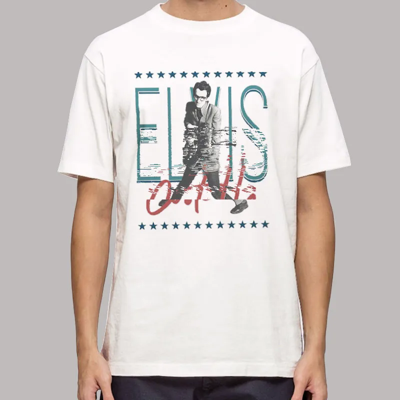 Vintage Inspired Elvis Costello T Shirt