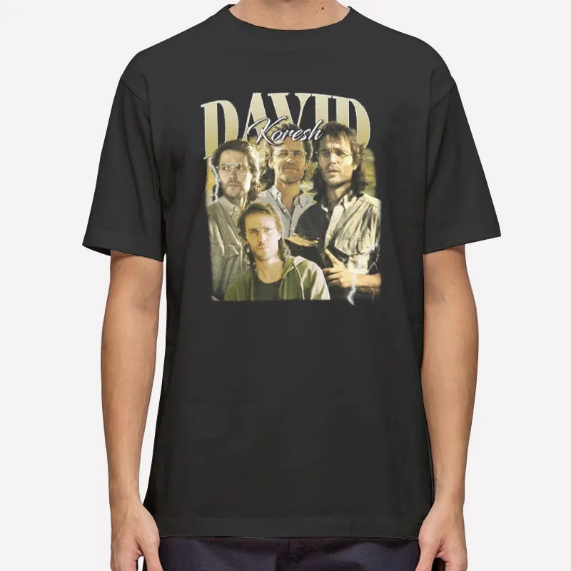 Vintage Inspired Singer David Koresh T Shirt